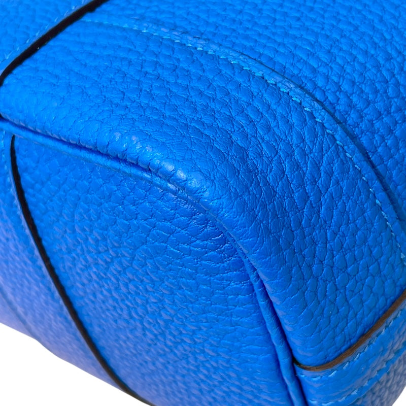 エルメス HERMES ネオガーデン23 W刻 ブルーイドラ ネゴンダ レディース ハンドバッグ