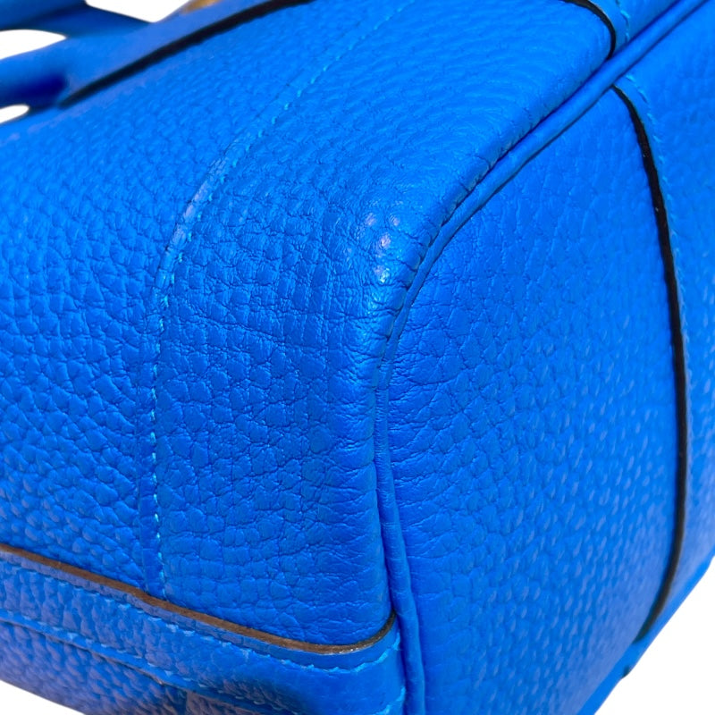 エルメス HERMES ネオガーデン23 W刻 ブルーイドラ ネゴンダ レディース ハンドバッグ