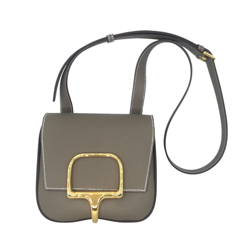 エルメス HERMES デッラカヴァッレリアミニ B刻 エトゥープ SV金具 エプソン レディース ショルダーバッグ