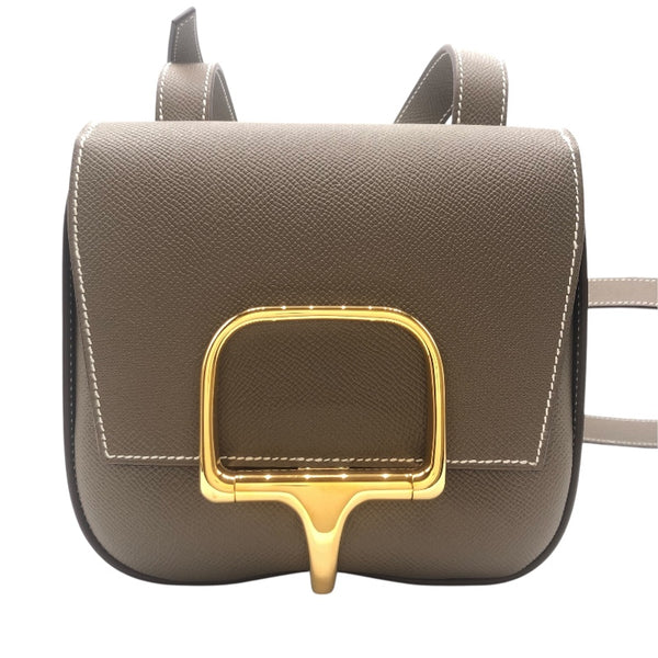 エルメス HERMES デッラカヴァッレリアミニ B刻 エトゥープ SV金具 エプソン レディース ショルダーバッグ