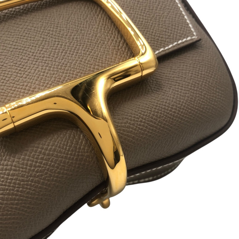 エルメス HERMES デッラカヴァッレリアミニ B刻 エトゥープ SV金具 エプソン レディース ショルダーバッグ