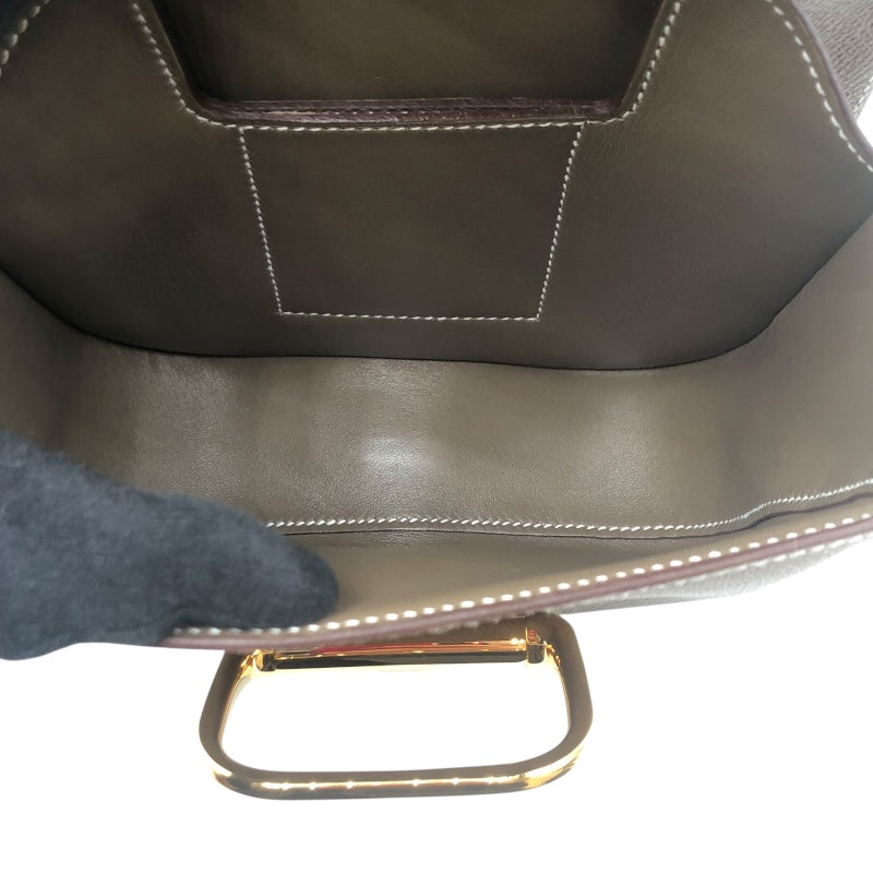 エルメス HERMES デッラカヴァッレリアミニ B刻 エトゥープ SV金具 エプソン レディース ショルダーバッグ