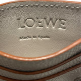 ロエベ LOEWE アナグラムプレーンカードホルダー ライトゴースト レザー レディース カードケース
