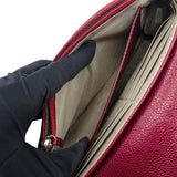 シャネル CHANEL ハーフムーンチェーンウォレット ボルドー シルバー金具 キャビア レディース ショルダーバッグ