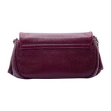 シャネル CHANEL ハーフムーンチェーンウォレット ボルドー シルバー金具 キャビア レディース ショルダーバッグ