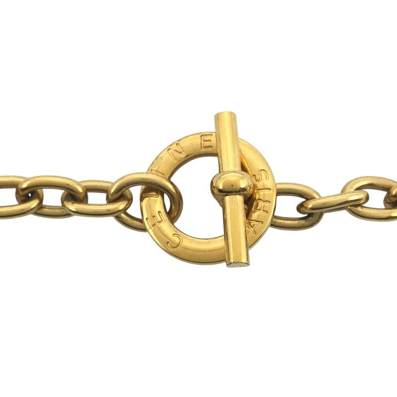 セリーヌ CELINE トリオンフヴィンテージネックレス ゴールド メタル アクセサリー