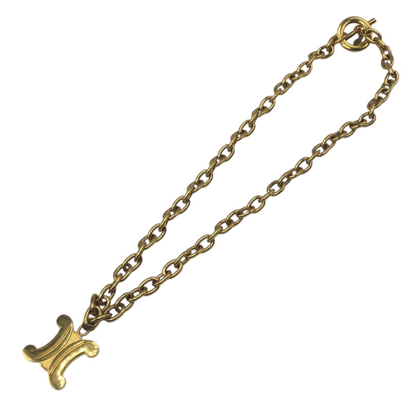 セリーヌ CELINE トリオンフヴィンテージネックレス ゴールド メタル アクセサリー