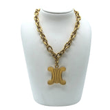 セリーヌ CELINE トリオンフヴィンテージネックレス ゴールド メタル アクセサリー