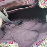 シャネル CHANEL ツイード巾着ショルダーバッグ マルチカラー シルバー金具 ツイード レディース ショルダーバッグ