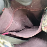 シャネル CHANEL ツイード巾着ショルダーバッグ マルチカラー シルバー金具 ツイード レディース ショルダーバッグ