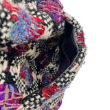 シャネル CHANEL ツイード巾着ショルダーバッグ マルチカラー シルバー金具 ツイード レディース ショルダーバッグ