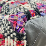 シャネル CHANEL ツイード巾着ショルダーバッグ マルチカラー シルバー金具 ツイード レディース ショルダーバッグ