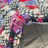 シャネル CHANEL ツイード巾着ショルダーバッグ マルチカラー シルバー金具 ツイード レディース ショルダーバッグ