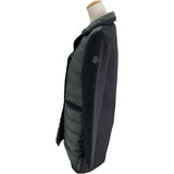 モンクレール MONCLER ニット切替ダウンコート K20939B00039 M4281 ブラック ポリエステル レディース ダウンジャケット