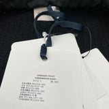 モンクレール MONCLER ニット切替ダウンコート K20939B00039 M4281 ブラック ポリエステル レディース ダウンジャケット