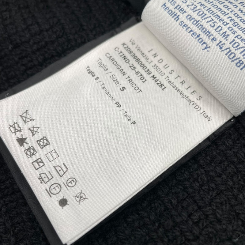 モンクレール MONCLER ニット切替ダウンコート K20939B00039 M4281 ブラック ポリエステル レディース ダウンジャケット