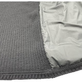 モンクレール MONCLER ニット切替ダウンコート K20939B00039 M4281 ブラック ポリエステル レディース ダウンジャケット