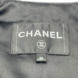 シャネル CHANEL ココマークボタン シルク ノーカラージャケット P64052 V60050 ブラック シルク レディース その他アウター