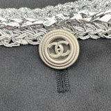 シャネル CHANEL ココマークボタン シルク ノーカラージャケット P64052 V60050 ブラック シルク レディース その他アウター