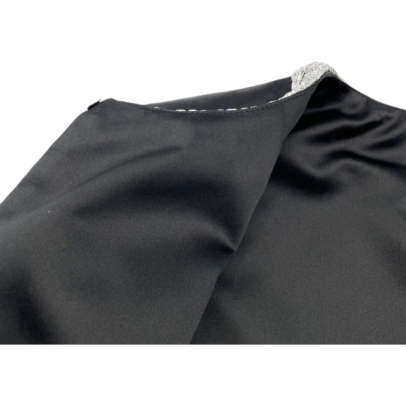 シャネル CHANEL ココマークボタン シルク ノーカラージャケット P64052 V60050 ブラック シルク レディース その他アウター