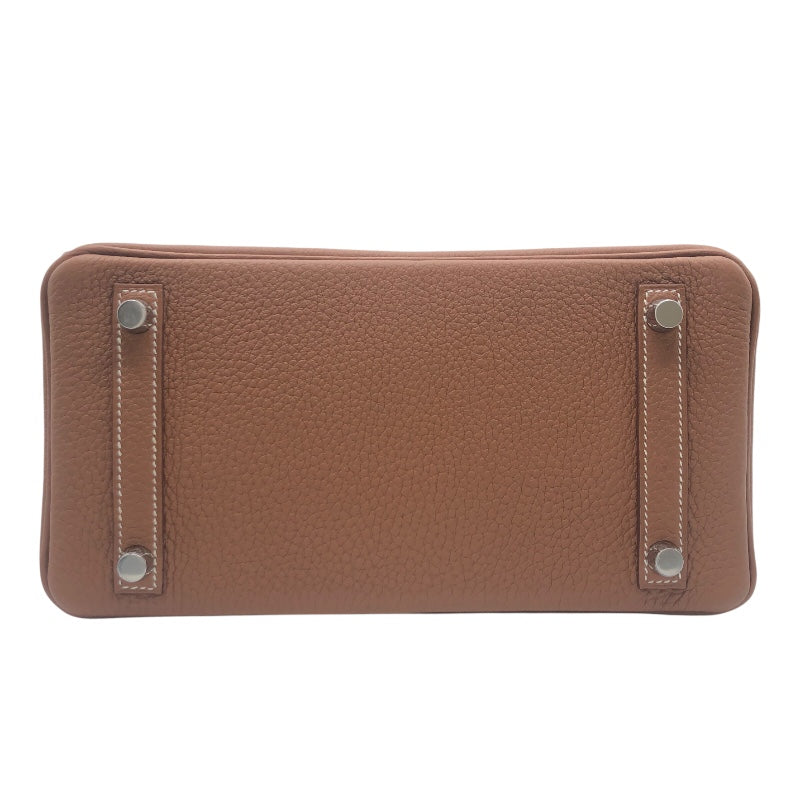 エルメス HERMES バーキン25 K刻 ゴールド SV金具 トゴ レディース ハンドバッグ