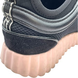 サルヴァトーレ・フェラガモ Salvatore Ferragamo ビジュー装飾ローカットスニーカー ブラック キャンバス レディース スニーカー