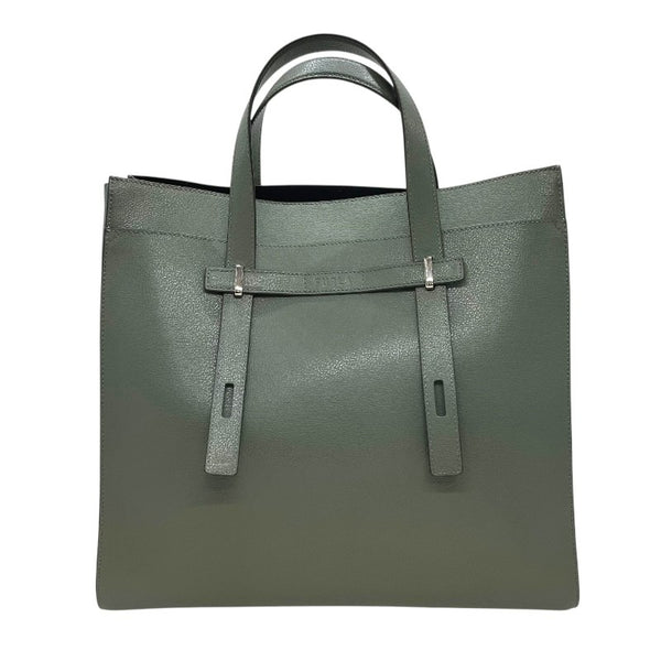 フルラ FURLA GIOVEトートL トートバッグ グリーン×SV金具 レザー ユニ