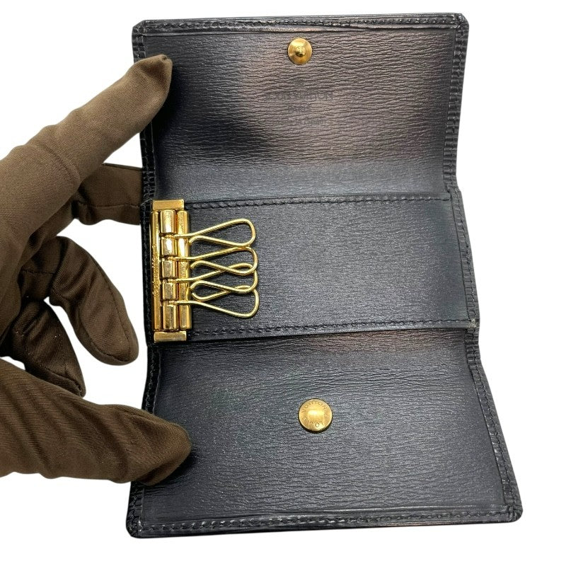 ルイ・ヴィトン LOUIS VUITTON ミュルティクレ4 M63822 ノワール×GD