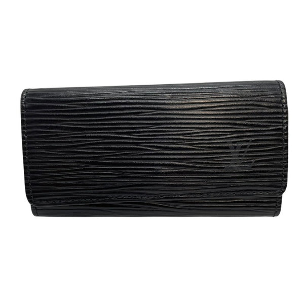 【極美品】ルイヴィトン M63822 エピ ミュルティクレ4 4連 キーケース ルイ・ヴィトン LOUIS VUITTON ミュルティクレ4 M63822 ノワール×GD