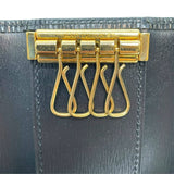 ルイ・ヴィトン LOUIS VUITTON ミュルティクレ4 M63822 ノワール×GD金具 エピ レディース キーケース