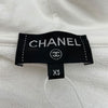 シャネル CHANEL グラフィックジップアップスウェットパーカー P63299 ホワイト コットン レディース パーカー