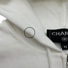 シャネル CHANEL グラフィックジップアップスウェットパーカー P63299 ホワイト コットン レディース パーカー
