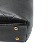 シャネル CHANEL 2wayトートバッグ AS5777 ブラック ゴールド金具 カーフ レディース トートバッグ