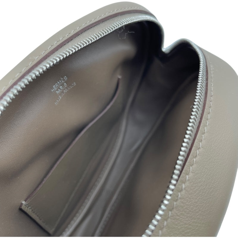 エルメス HERMES インザループボディバッグ W刻 エトゥープ SV金具