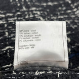 シャネル CHANEL ウールツイードスリットスカート P36414 ブラック ウール レディース スカート