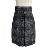シャネル CHANEL ウールツイードスリットスカート P36414 ブラック ウール レディース スカート