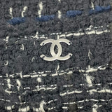 シャネル CHANEL ウールツイードスリットスカート P36414 ブラック ウール レディース スカート