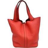 エルメス HERMES ピコタンロックMM □P刻印 ローズジャイプール/シルバー金具 トリヨン レディース ハンドバッグ