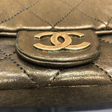 シャネル CHANEL マトラッセチェーンショルダー ブラック／シルバー金具 ヴィンテージカーフ レディース ショルダーバッグ