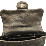 シャネル CHANEL マトラッセチェーンショルダー ブラック／シルバー金具 ヴィンテージカーフ レディース ショルダーバッグ