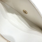 シャネル CHANEL マトラッセ25 A01112 ホワイト GD金具 キャビア レディース ショルダーバッグ
