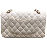 シャネル CHANEL マトラッセ25 A01112 ホワイト GD金具 キャビア レディース ショルダーバッグ