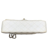 シャネル CHANEL マトラッセ25 A01112 ホワイト GD金具 キャビア レディース ショルダーバッグ