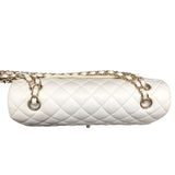 シャネル CHANEL マトラッセ25 A01112 ホワイト GD金具 キャビア レディース ショルダーバッグ