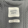 エルメス HERMES レザー切替パフジャケット ホワイト ポリエステル レディース その他アウター