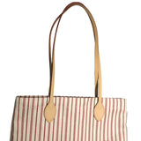 ルイ・ヴィトン LOUIS VUITTON キャリーイット M15121 ベージュ・プラム キャンバス レディース トートバッグ