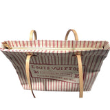 ルイ・ヴィトン LOUIS VUITTON キャリーイット M15121 ベージュ・プラム キャンバス レディース トートバッグ