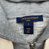 ルイ・ヴィトン LOUIS VUITTON モノグラムフラワーアクセントフーディ 1AIPZC グレー コットン レディース パーカー