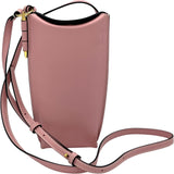 ロエベ LOEWE ゲートポケットショルダー 109.30.Z42 ピンク レザー レディース ショルダーバッグ