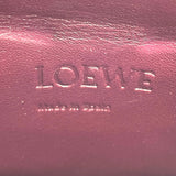 ロエベ LOEWE ゲートポケットショルダー 109.30.Z42 ピンク レザー レディース ショルダーバッグ